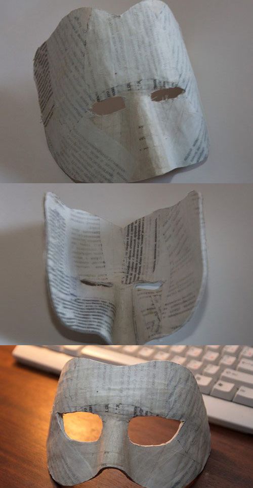 Ako vytvoriť masku papier mache?